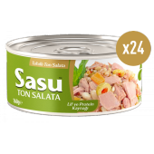 Sasu Tahıllı Ton Salata 1 Koli 24x160G İri Parça - 1