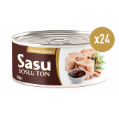 Sasu Barbekü Soslu Ton Balığı 1 Koli 24x160 gr Bütün Dilim - 1