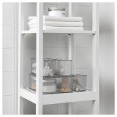 5 Parça Kutu Seti, Füme Renk IKEA Makyaj-Takı-Kozmetik Düzenleme Kutusu 24x20x10cm - 2