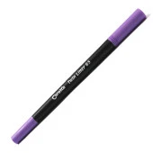 Caretta Twinliner Çift Uçlu Keçeli Kalem 0.4 MM-1.0 MM Mor (10 Lu Paket) - 1