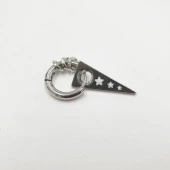 Uzun Üçgen Küpe Yıldız Model - 8