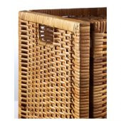 Rattan Sepet Kutu Düzenleyici IKEA 32x35x32 cm 1 Adet Rattan Renk Çok Amaçlı Kullanım Kare thumbnail 4