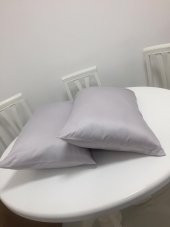 Finezza Flora Pamuk Saten Açık Gri  Çarşaf & Yastık Takımı 3 Parça - 667 thumbnail 2