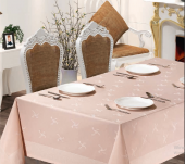 Finezza Rana Lüx Jakar Polycotton Kumaş Pudra Masa Örtüsü 160x220 cm - 157 - 2