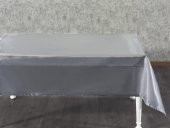Finezza Kristal Monoray Kumaş Açık Gri Masa Örtüsü  Dikdörtgen 140x200 cm - 762 - 2