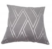 Finezza Geometrik yaldız Baskılı Duck Kumaş Gri/Gümüş Kırlent 45*45 cm - 514 - 2