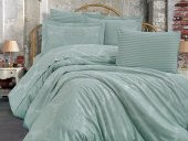 Finezza Tiara Bambu Jakar Kumaş Mint Yeşil Çift Kş.Nevresim Takımı 6 Parça - 637 thumbnail 1