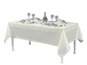 Finezza Kristal Monoray Kumaş Krem Sofra Takımı 8 Kşl. 160x220 cm 17 Prç. - 566 - 5