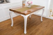 Finezza Linen Baskılı Pamuk/Keten Haki Runner 40*140 cm - 948 - 1
