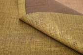 Finezza Linen Baskılı Pamuk/Keten Haki Runner 40*140 cm - 948 - 5