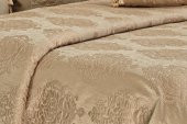 Finezza Larissa Pamuk/Polyester Jakar Kumaş Gold Yatak örtüsü Seti 7 Parça - 358 - 4