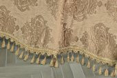 Finezza Larissa Pamuk/Polyester Jakar Kumaş Gold Yatak örtüsü Seti 7 Parça - 358 - 6