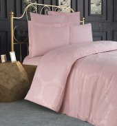 Finezza Tiara Bambu Jakar Kumaş Pudra Çift Kişilik Nevresim Takımı 6 Parça - 898 thumbnail 1