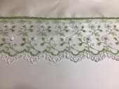 Finezza Seramoni Güpürlü Monoray Kumaş Krem/Mor Masa Örtüsü 170x230 cm - 874 - 5