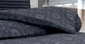 Finezza Jardin Bambu Jakar Kumaş Koyu Gri Çift Kşl. Nevresim Takımı 6 Prç. - 902 - 5