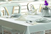 Finezza Gisella Dantelli Monoray Krem Sofra Takımı 8 Kşl. 170x230cm 25Prç. - 307 - 4