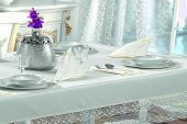 Finezza Gisella Dantelli Monoray Krem Sofra Takımı 8 Kşl. 170x230cm 25Prç. - 307 - 5