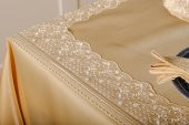 Finezza Gisella Dantelli Monoray Bej Sofra Takımı 8 Kşl. 170x230cm 17 Prç. - 299 - 11