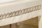 Finezza Gelin Dantelli Monoray Beyaz Sofra Takımı 12 Kşl. 170x330cm 26Prç. - 311 - 6