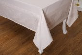 Finezza Çınar Lüx Jakar Bambu Kumaş Taş Masa Örtüsü  Dikdörtgen 160x220 cm - 841 - 4