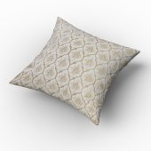 Finezza Melisa Damask Baskılı Duck Kumaş Gold Kırlent 45*45 cm  - 754 - 2