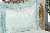 Finezza Tulip Polyester Pamuk Şönil Suyeşili Yatak örtüsü Çift Kişl. 3Prç. - 696 - 5