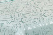 Finezza Tulip Polyester Pamuk Şönil Suyeşili Yatak örtüsü Çift Kişl. 3Prç. - 696 - 7