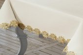 Finezza Jade Keten Efektli Kumaş Krem/Bej Renk Masa Örtüsü 160*220 cm - 828 - 4