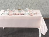 Finezza Kristal Monoray Kumaş A.Pudra Sofra Takımı 8 Kişl.160x220cm 17Prç. - 723 - 2