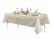 Finezza Kristal Monoray Kumaş Bej Sofra Takımı 8 Kişilik 160x220 cm 17Prç. - 728 - 5