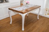 Finezza Menekşe Çiçek Baskılı Duck Kumaş Runner 40*140 cm - 761 - 1