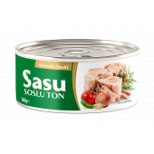 Sasu Akdeniz Usulü Ton Balığı 160 gr Bütün Dilim - 1