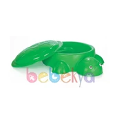 Kaplumbağa Kapaklı Kum ve Su Oyun Havuzu - Bahçe Oyuncağı - 1