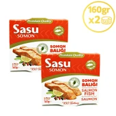 Sasu Somon Balığı 2x160G Bütün Dilim thumbnail 2