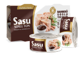 Sasu Barbekü Soslu Ton Balığı 2x160G Bütün Dilim - 1