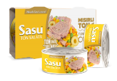Sasu Mısırlı Ton Salata 2x160G İri Parça - 1
