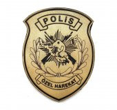 POLİS ÖZEL HAREKAT Deri PEÇ- Arma - Patch - 1