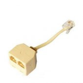 2 Lİ TELEFON KABLOSU ÇOKLAYICI KABLOLU APARAT - 1