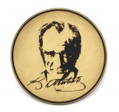 ATATÜRK Deri PEÇ - Arma - Askeri Patch - 1