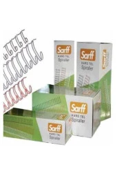 Sarff Spiral Tel (Jbı Karotel) 75 - 90 Yaprak 1/2 Beyaz (50 Li Paket) - 1