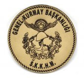 Genel Kurmay Başkanlığı Deri PEÇ - Arma - Askeri Patch - 1