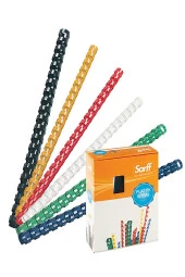Sarff Spiral Plastik 310 Sayfa 32 MM Beyaz (50 Li Paket) - 1