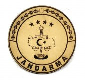 JANDARMA Deri PEÇ - Arma - Askeri Patch - 1