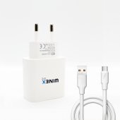 Winex UsbA to Micro 18W Quick Charger 3.0 Ultra Hızlı Kablolu Ev Tipi Şarj Aleti Set thumbnail 1
