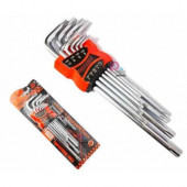 Q Tools 9 Parça Yıldız Torx Uçlu Büyük Boy Alyan Anahtarı Takımı Seti - 2