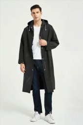 Hayal Sepeti Raıncoat Eva Unisex Yağmurluk - Siyah - 1