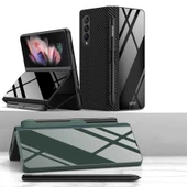 Galaxy Z Fold 3 Kılıf Zore Kalem Bölmeli Droga Kılıf - 3