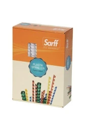 Sarff Spiral Plastik 440 Sayfa 45 MM Beyaz (50 Li Paket) - 1