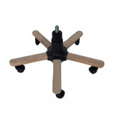 Ahşap Kaplama Yıldız Ayak Seti Makam Sandalyesi Ayağı Naturel Boyasız - 1