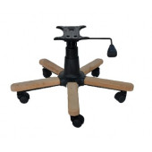 Ahşap Kaplama Yıldız Ayak Seti Tek Kollu Mekanizma Naturel Boyasız - 4